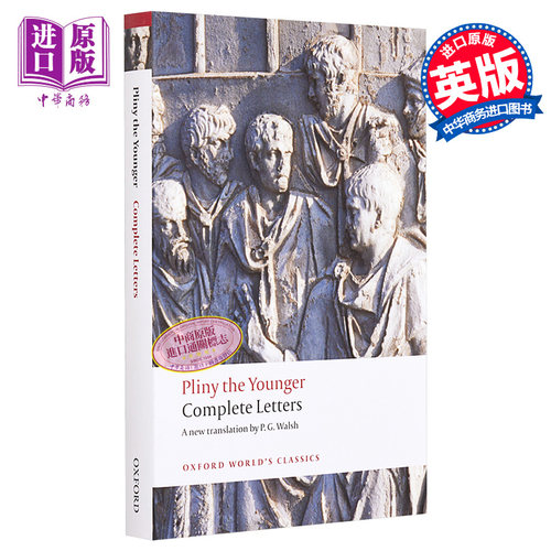 【中商原版】小普林尼书信全集（牛津世界经典系列）英文原版 Complete Letters (Oxford Worlds Classics)
