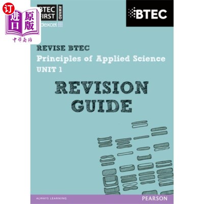 海外直订Pearson REVISE BTEC First in Applied Science: Pr... Pearson Revision BTEC First in Applied