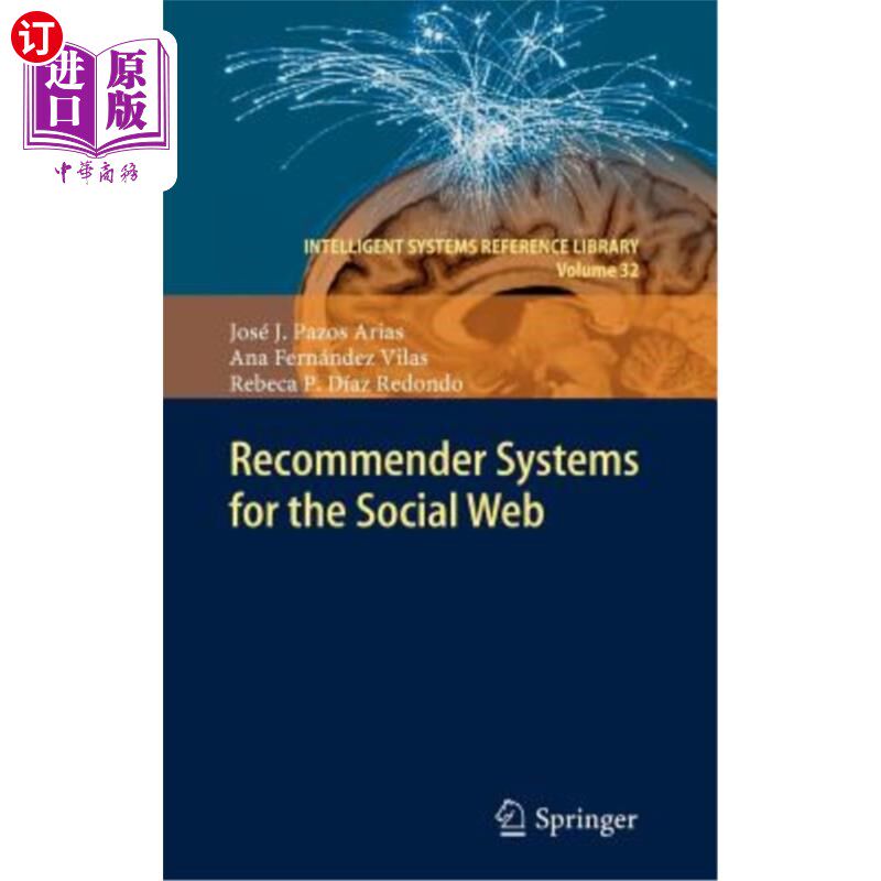 海外直订Recommender Systems for the Social Web 社交推荐系统