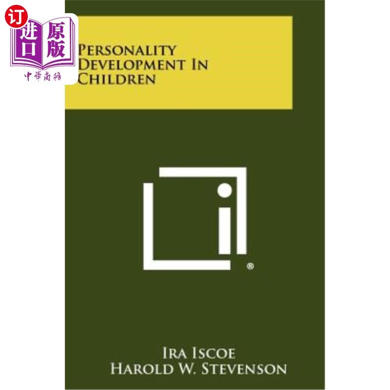 海外直订Personality Development in Children 儿童个性发展