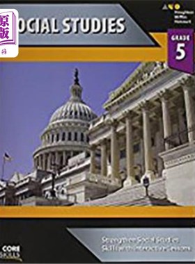 海外直订Core Skills Social Studies Workbook Grade 5 Steck Vaughn核心技能社会研究：5级工作手册