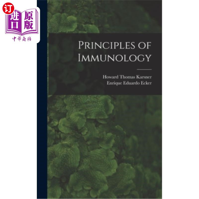 海外直订Principles of Immunology 免疫学原理