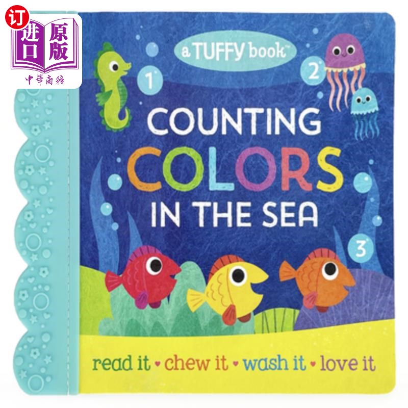 海外直订Counting Colors in the Sea(a Tuffy Book)数海中的颜色(一本厚厚的书)