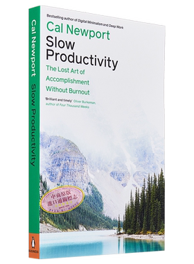 慢效率 Slow Productivity 英文原版 Cal Newport 可搭 微实验Tiny Experiments 高效能法则Ali Abdaal Feel Good Productivi