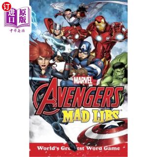 海外直订Marvel's Avengers Mad Libs: World's Greatest Word Game 马维尔的复仇者疯狂的诽谤