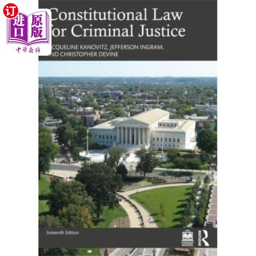 海外直订Constitutional Law for Criminal Justice 刑事司法宪法