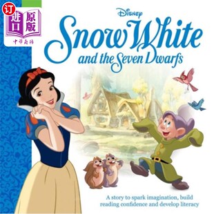 D... 白雪公主和七个小矮人 Books and the White Snow 迪士尼回到书本 海外直订Disney Seven Back