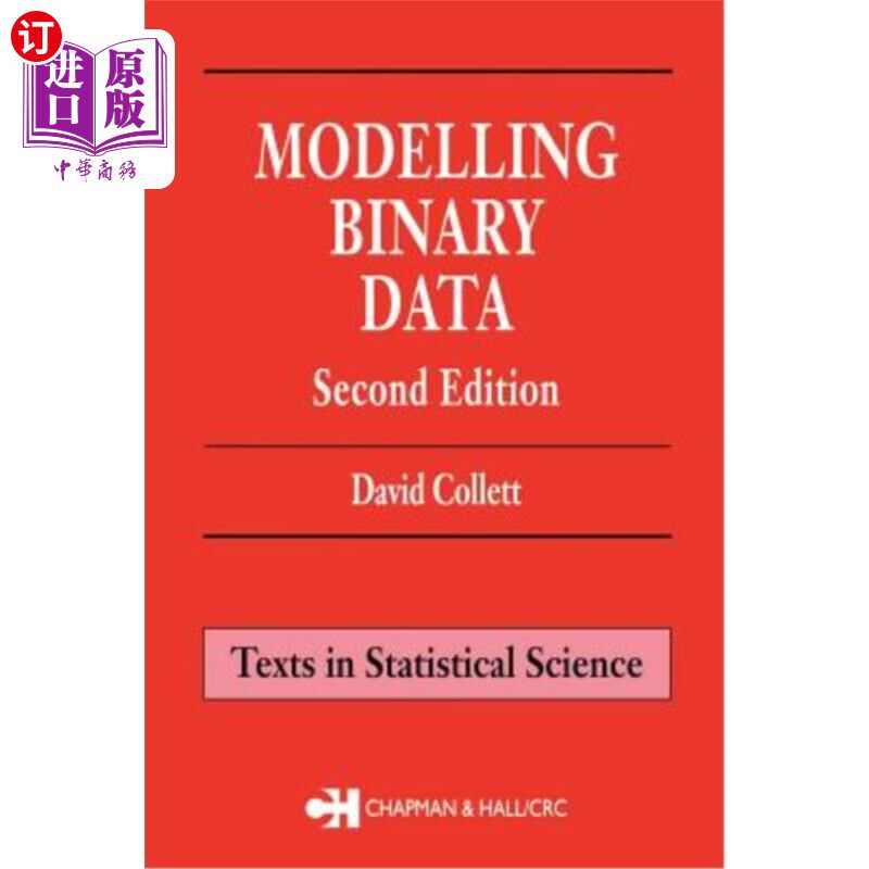 海外直订Modelling Binary Data 模拟二进制数据，第二版