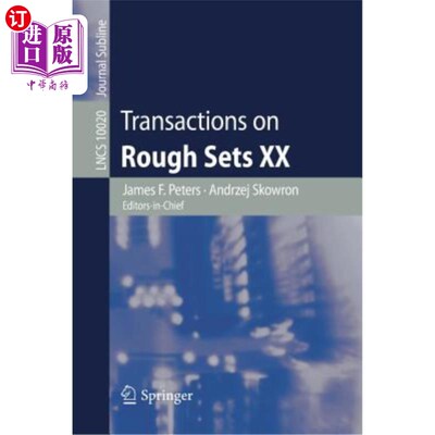 海外直订Transactions on Rough Sets XX 粗糙集上的事务XX