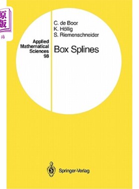 海外直订Box Splines 盒样条函数