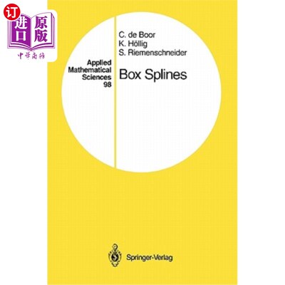 海外直订Box Splines 盒样条函数
