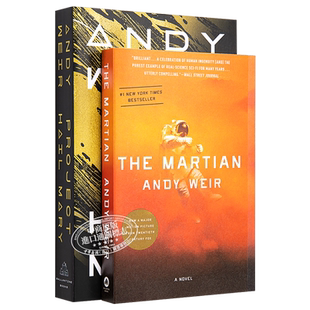 预售 安迪威尔小说2册 挽救计划+火星救援 英文原版科幻电影原著小说 Andy Weir The Martian+Project Hail Mary