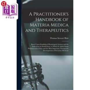 海外直訂醫(yī)藥圖書A 本草和治療學從業(yè)者 Upon Materia Handbook Establi and Therapeutics Based Medica Practitioner
