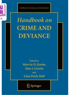 海外直订Handbook on Crime and Deviance 犯罪与越轨手册