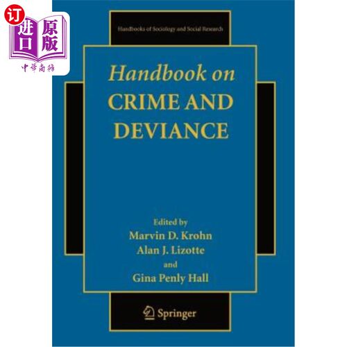 海外直订Handbook on Crime and Deviance 犯罪与越轨手册