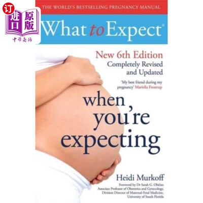 海外直订What to Expect When You're Expecting 6th Edition 当你期待第6版时，你会期待什么