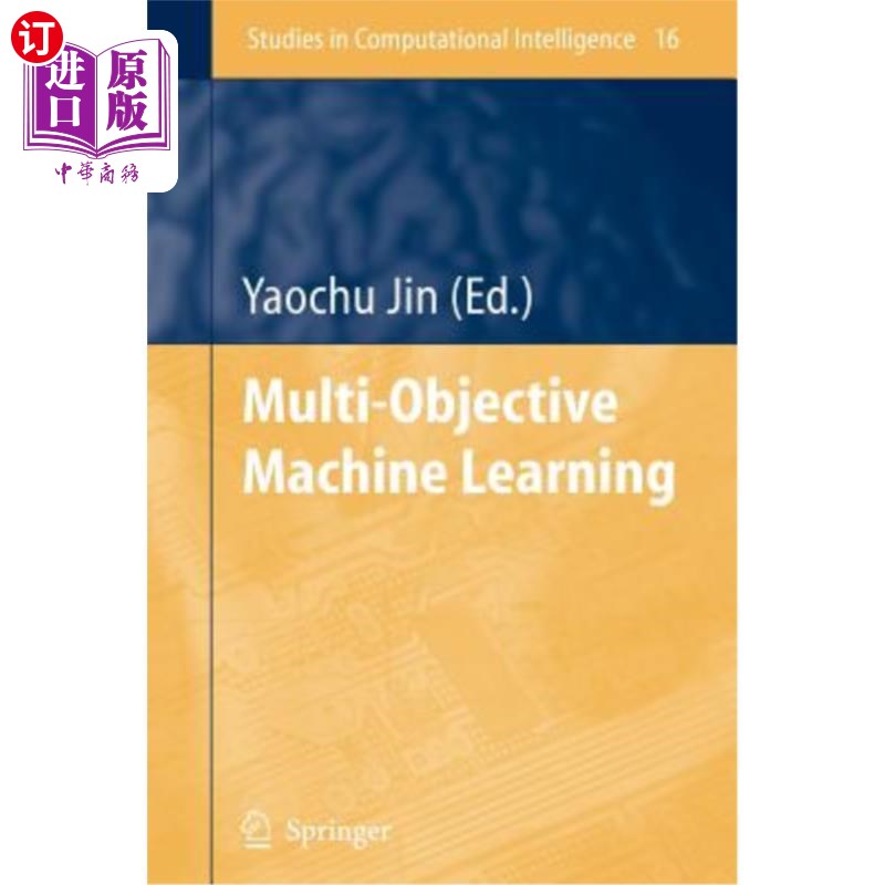 海外直订Multi-Objective Machine Learning 多目标机器学习