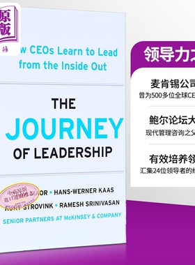 领导力之旅 CEO如何从内到外修炼领导力 The Journey of Leadership 英文原版 Dana Maor 经管励志自我提升【中商原版】