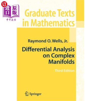海外直订Differential Analysis on Complex Manifolds 复流形上的微分分析