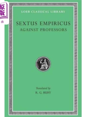 预售 恩丕里柯 驳教师 原文希英对照版 英文原版 Against Professors Sextus EmpiricusAgainst Professors【中商原版】