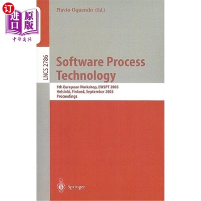 海外直订Software Process Technology: 9th International Workshop, Ewspt 2003, Helsinki, F 软件过程技术:第九届国际研