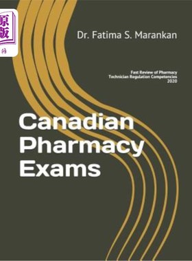海外直订医药图书Canadian Pharmacy Exams: Fast Review of Pharmacy Technician Regulation Competenc 加拿大药学考试:202