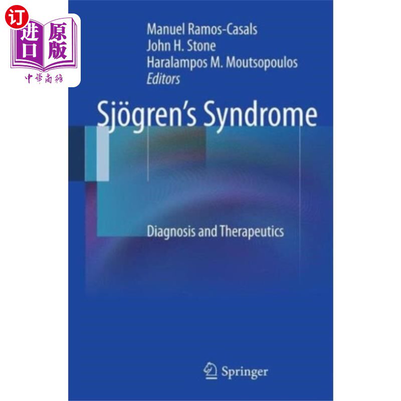 海外直订医药图书Sjoegren's Syndrome 干燥综合征