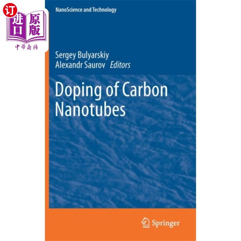 海外直订Doping of Carbon Nanotubes 碳纳米管的掺杂