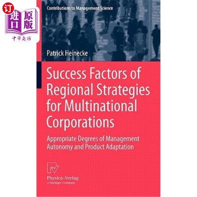 海外直订Success Factors of Regional Strategies for Multinational Corporations: Appropria 跨国公司区域战略的成功因素