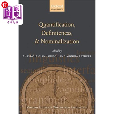 海外直订Quantification, Definiteness, and Nominalization 量化、明确和名物化
