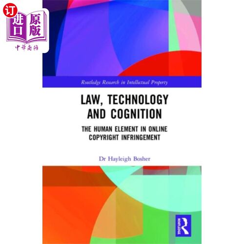 海外直订Law, Technology and Cognition 法律，技术和认知