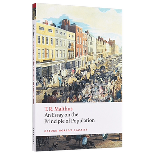人口原理【中商原版】托马斯 马尔萨斯 人口论 牛津世界经典 英文原版 An Essay on the Principle of Population Thomas Mal