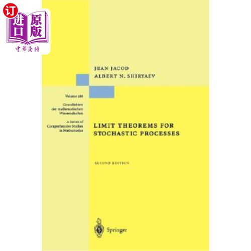 海外直订Limit Theorems for Stochastic Processes 随机过程的极限定理