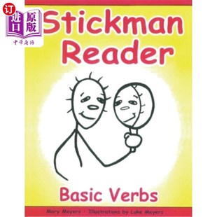 Verbs 海外直订Stickman Basic Reader Stickman阅读器：基本动词