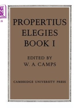 海外直订Propertius: Elegies: Book 1 财产：挽歌：第一册