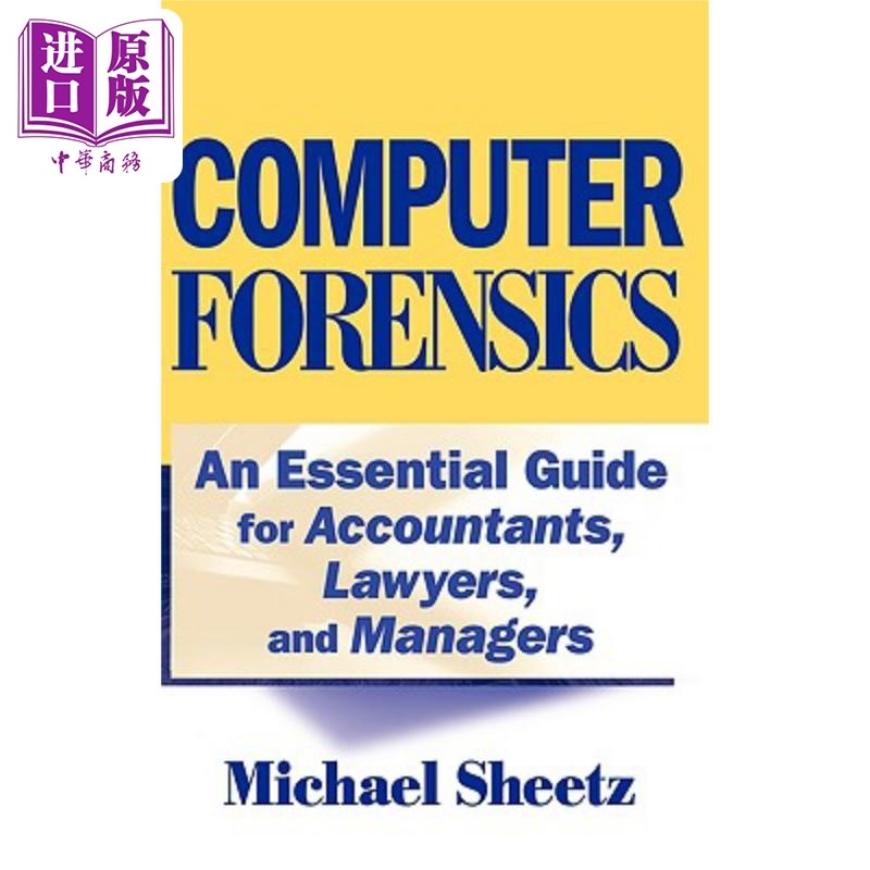 现货 计算机法医学 Computer Forensics 英文原版Michael Sheetz 中商原版
