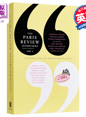 巴黎评论 首辑 英文原版  The Paris Review Interviews,Vol. 1 Philip Gourevitch   Canongate Books 文学理论与批评