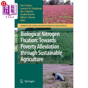 海外直订Biological Alleviation 生物固氮：通过可持续农业实 Poverty Sustainable Towards Fixation Nitrogen Through