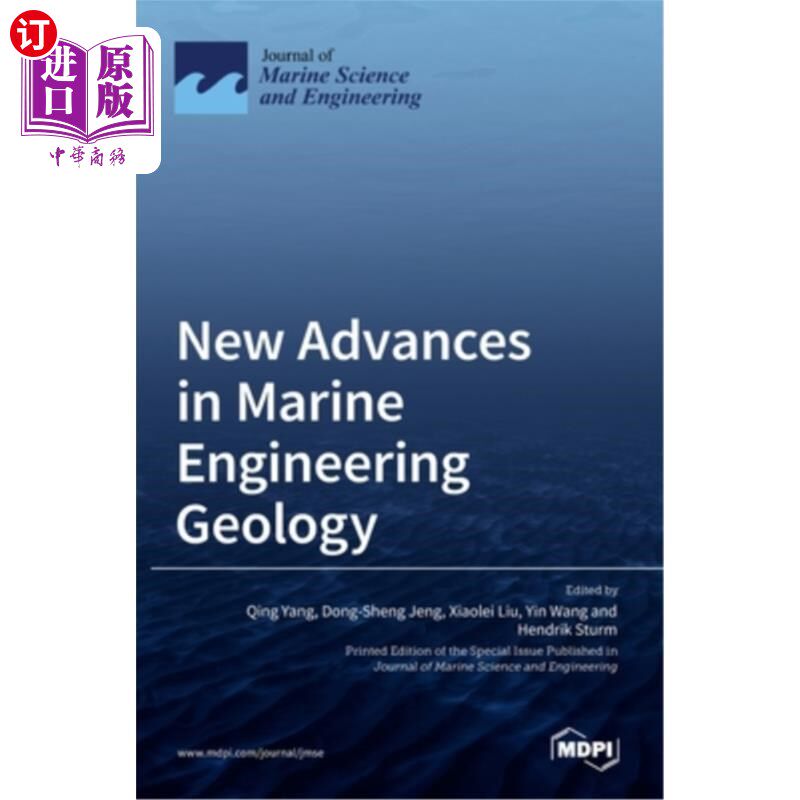 海外直订New Advances in Marine Engineering Geology 海洋工程地质学新进展
