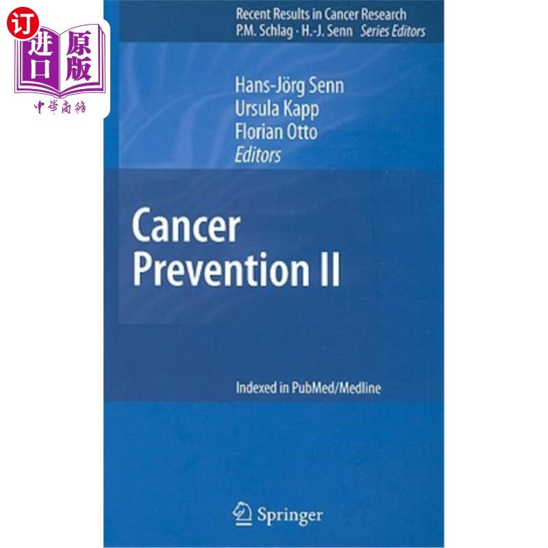 海外直订医药图书Cancer Prevention II 癌症预防，2