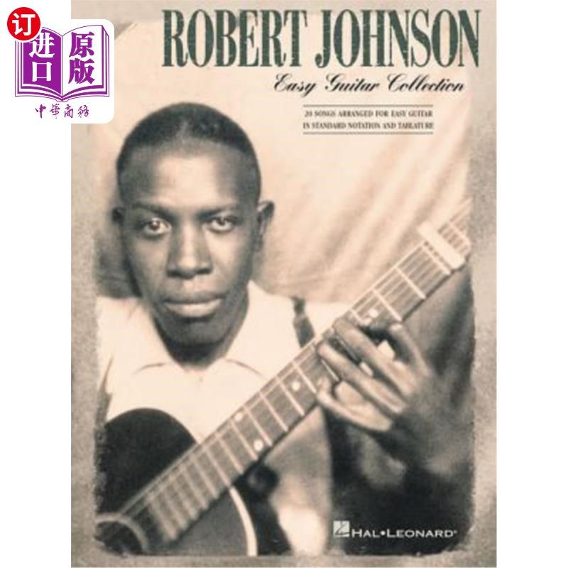 海外直订robert johnson easy guitar collection 罗伯特·约翰逊简易