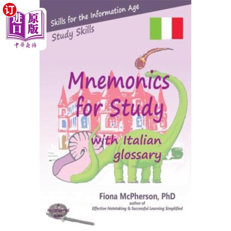 海外直订Mnemonics for Study with Italian Glossary 用意大利语词汇学习的助记法