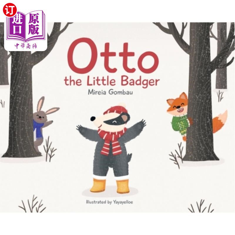 海外直订otto the little badger 小獾奥托