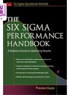 海外直订The Six SIGMA Performance Handbook: A Statistical Guide to Optimizing Results 六西格玛绩效手册:优化结果的统