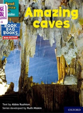 海外直订Read Write Inc. Phonics: Grey Set 7 NF Book Bag ... Read Write公司自然拼读:灰色集7 NF书袋书6惊人的洞穴