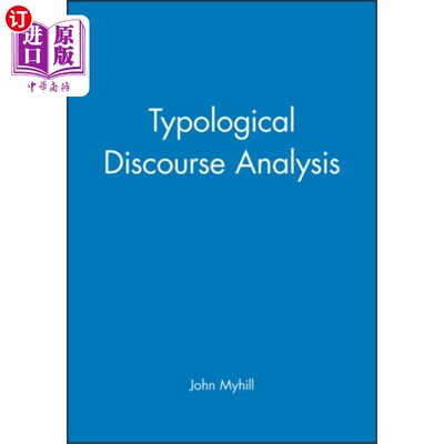 海外直订Typological Discourse Analysis 类型语篇分析