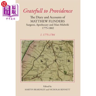 Account... 药剂师和助产士马修·弗 Providence 1802年外科医生 1775 感谢上帝 and Diary The 海外直订`Gratefull