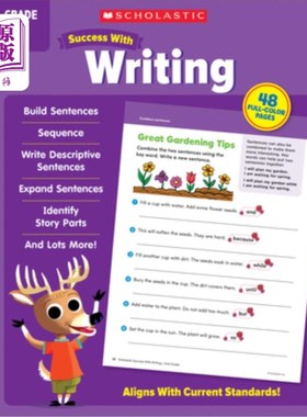 海外直订Scholastic Success with Writing Grade 2 二年级写作的学术成就