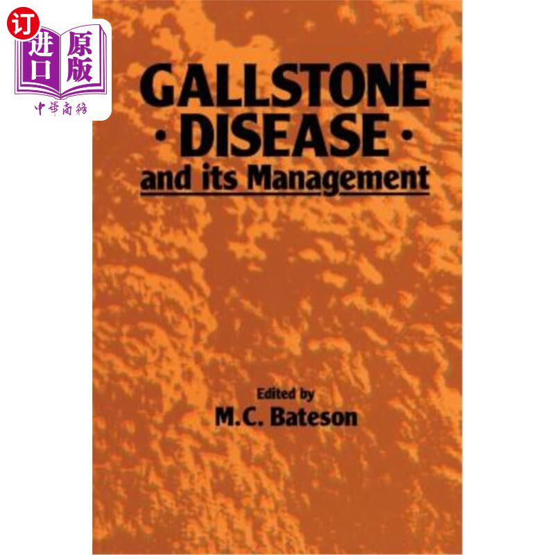海外直订医药图书Gallstone Disease and Its Management 胆结石病及其治疗