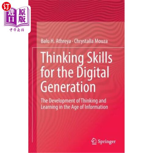 海外直订Thinking Skills for the Digital Generation: The Development of Thinking and Lear 数字一代的思维技能：信息时